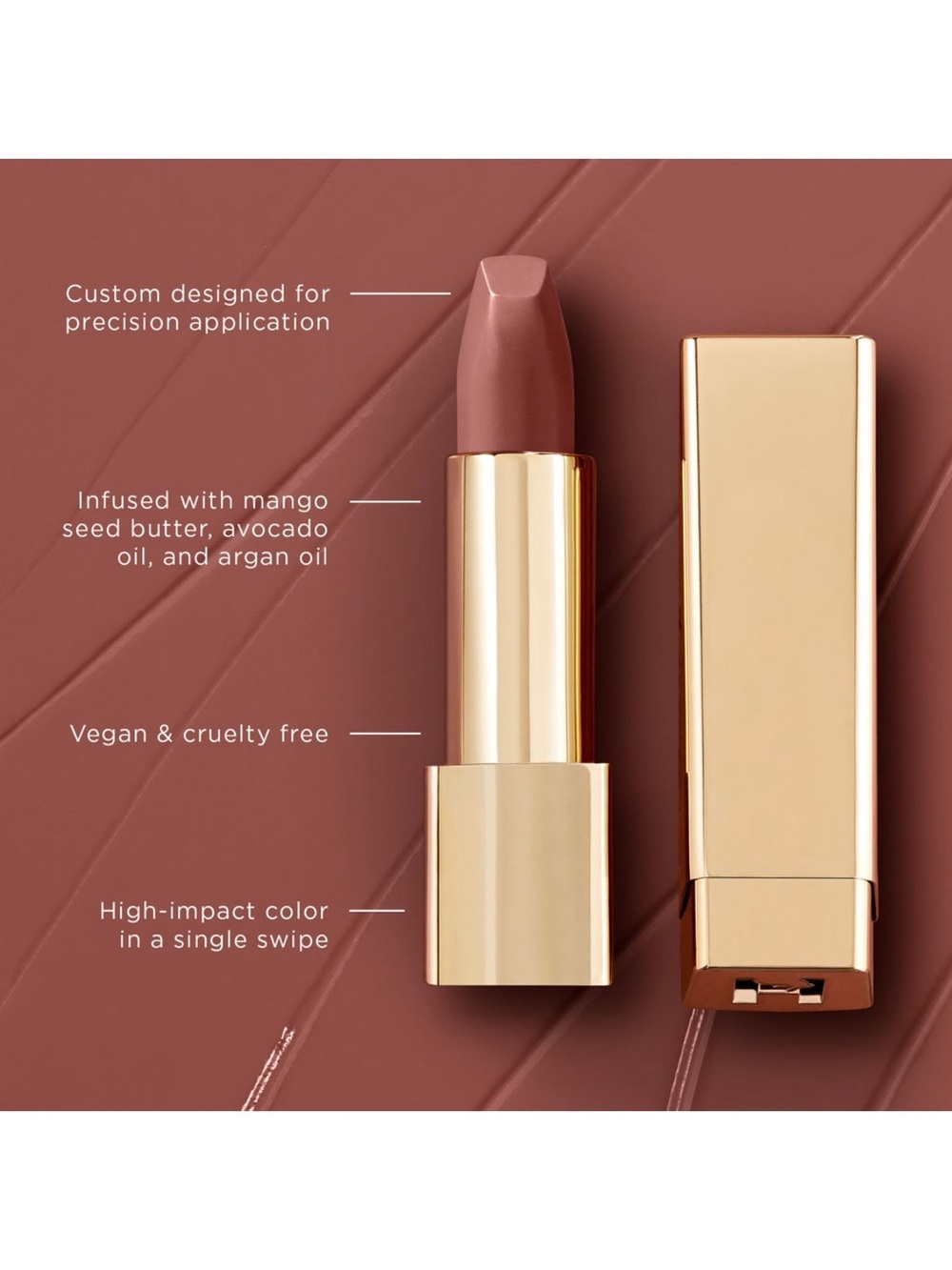 Hourglass 340 Fauna Unlocked Satin Creme Lipstick - Picture 5 of 10
